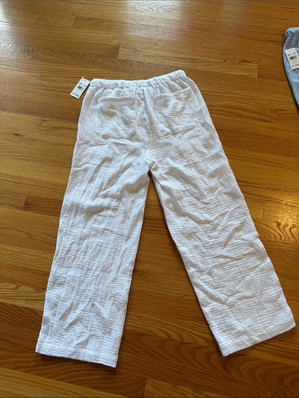 Splendid White Wide-Leg Pull-On Pants - Picture 2 of 4